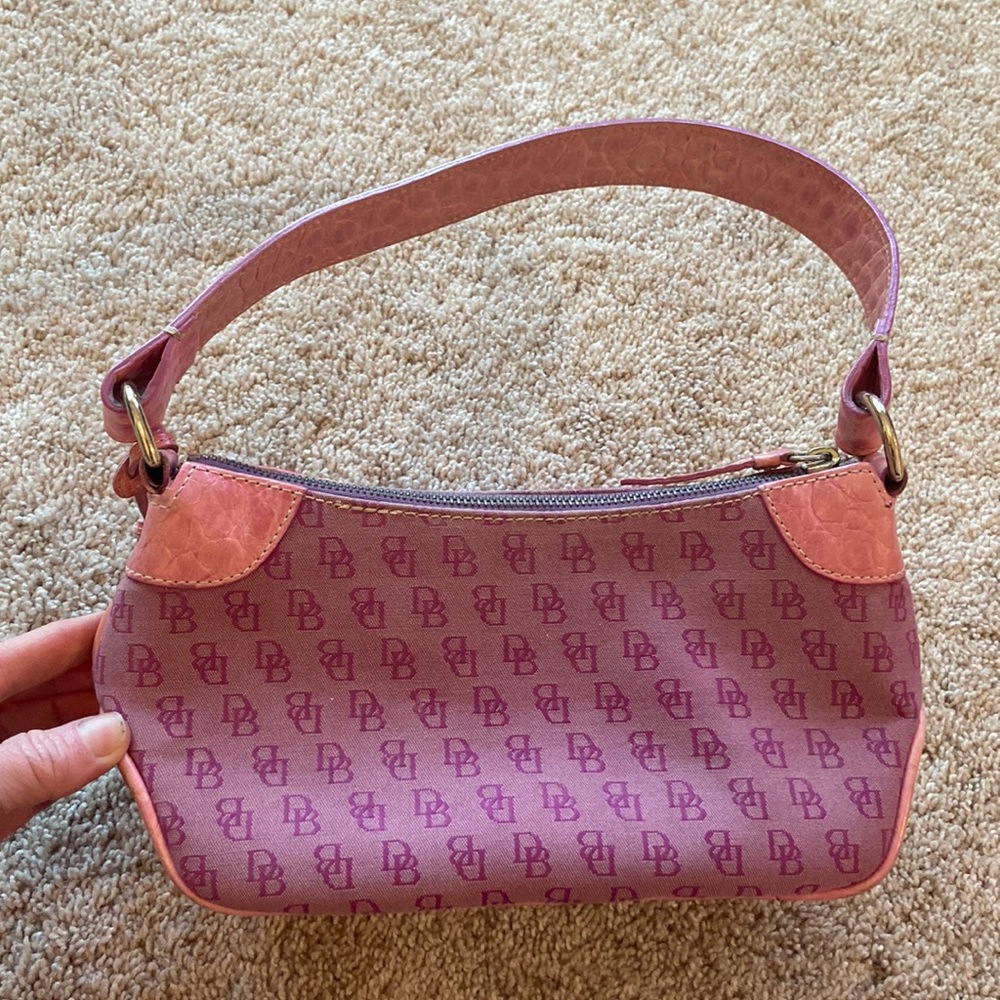 Pink Dooney and Bourke small shoulder bag